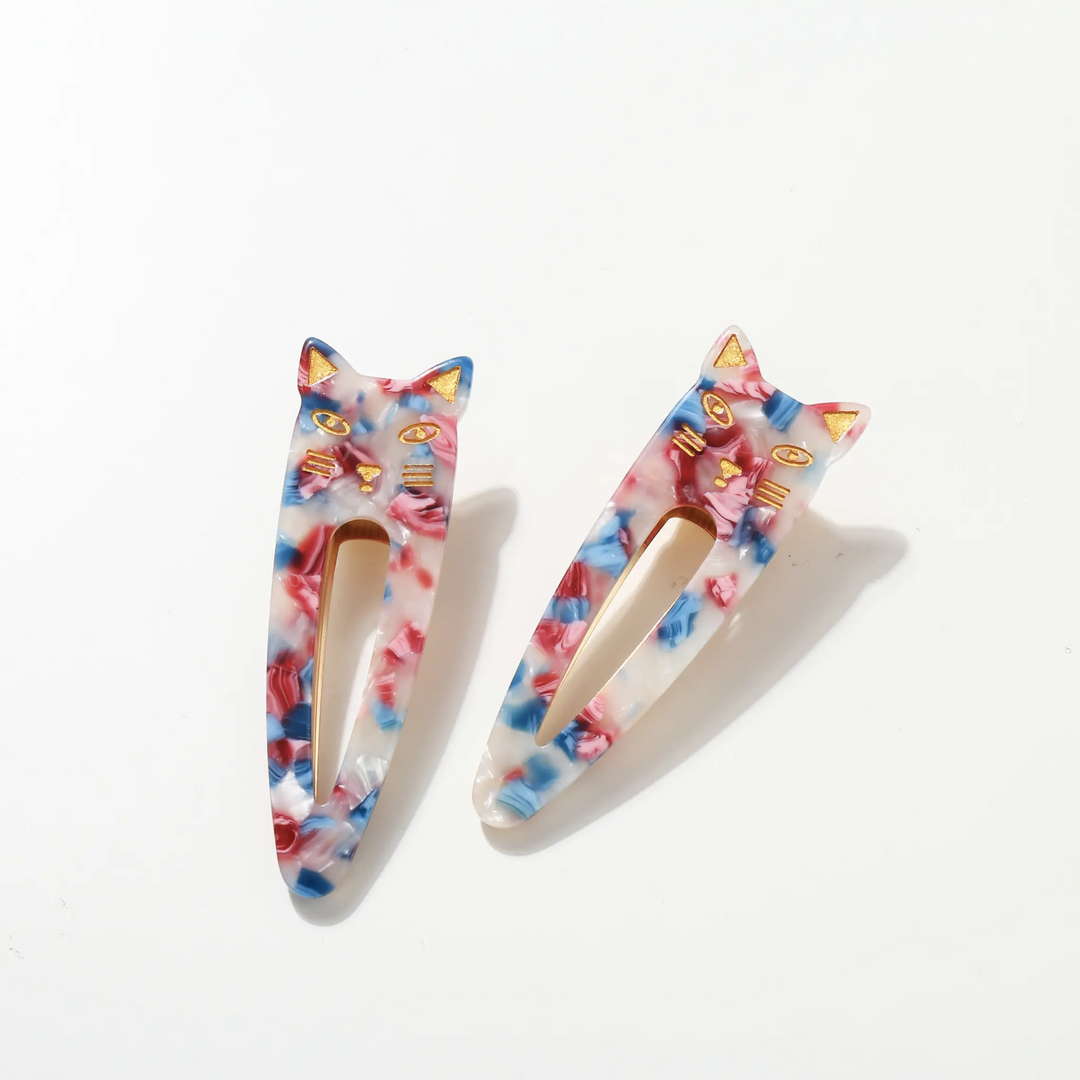 Elodie Hair Clip | Cute Cat Hair Clip Set of Two