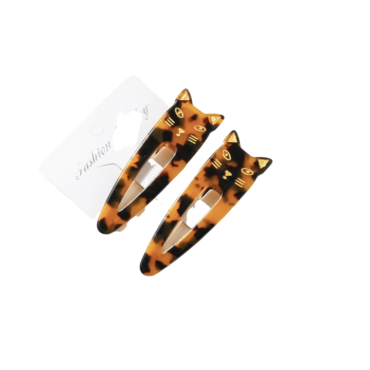 Elodie Hair Clip | Cute Cat Hair Clip Set of Two