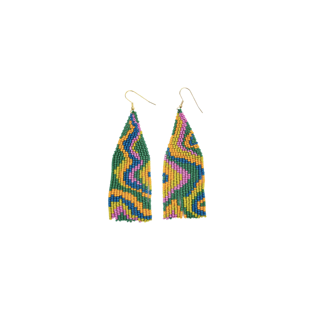 Psychedelic Fringe Earrings