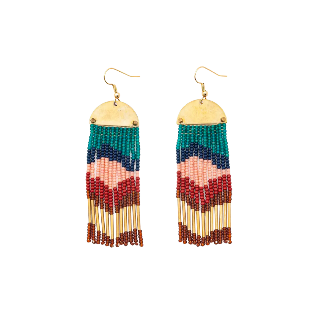 Half Moon Cascade Earrings