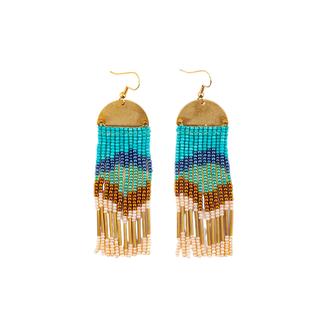 Half Moon Cascade Earrings