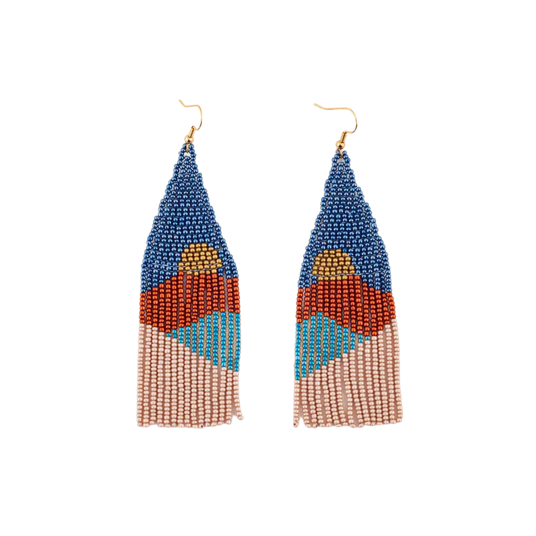 Vista Beaded Fringe Earring