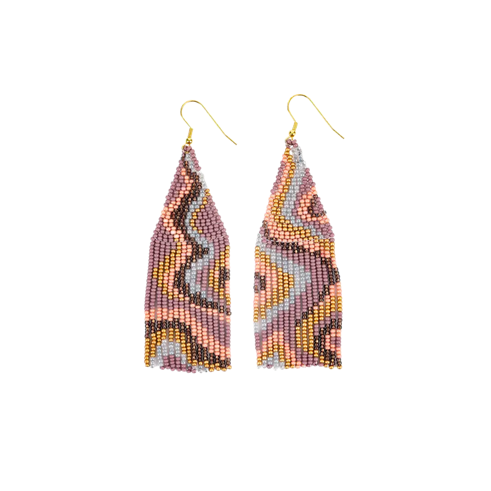 Psychedelic Fringe Earrings