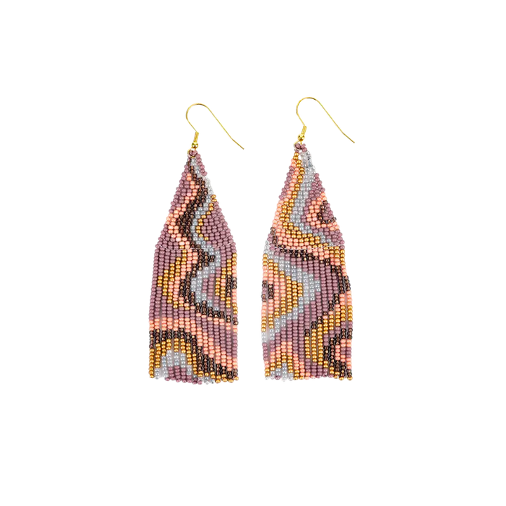 Psychedelic Fringe Earrings