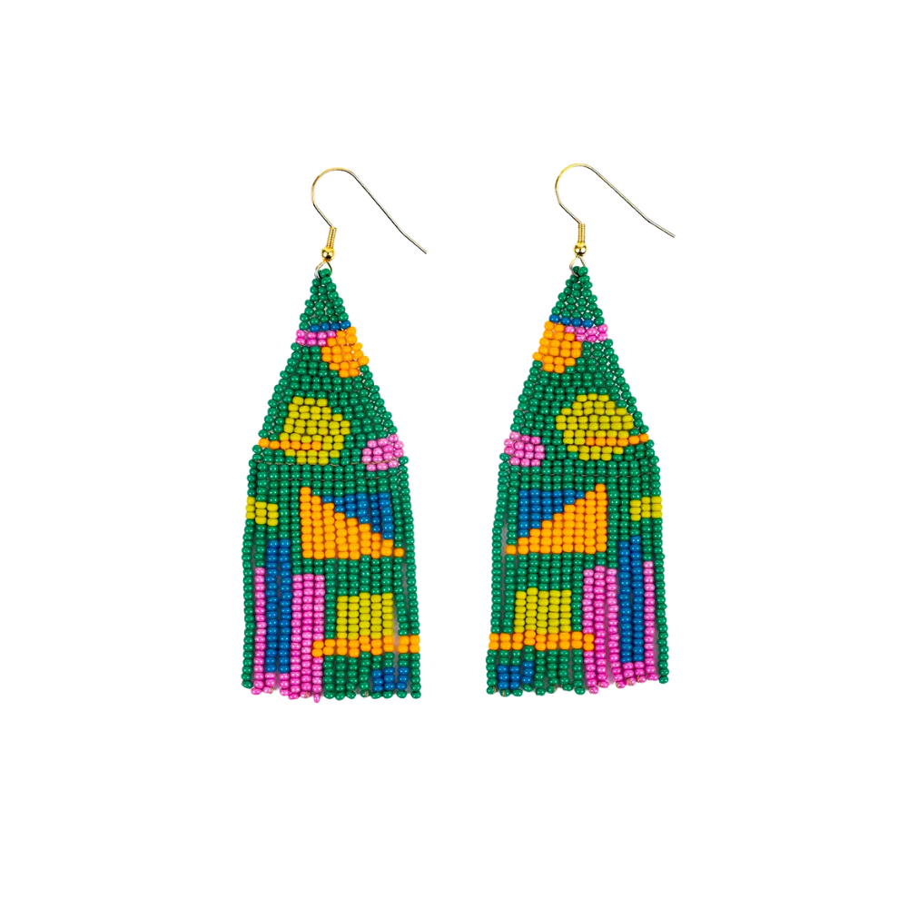 Shapes Fringe Earrings