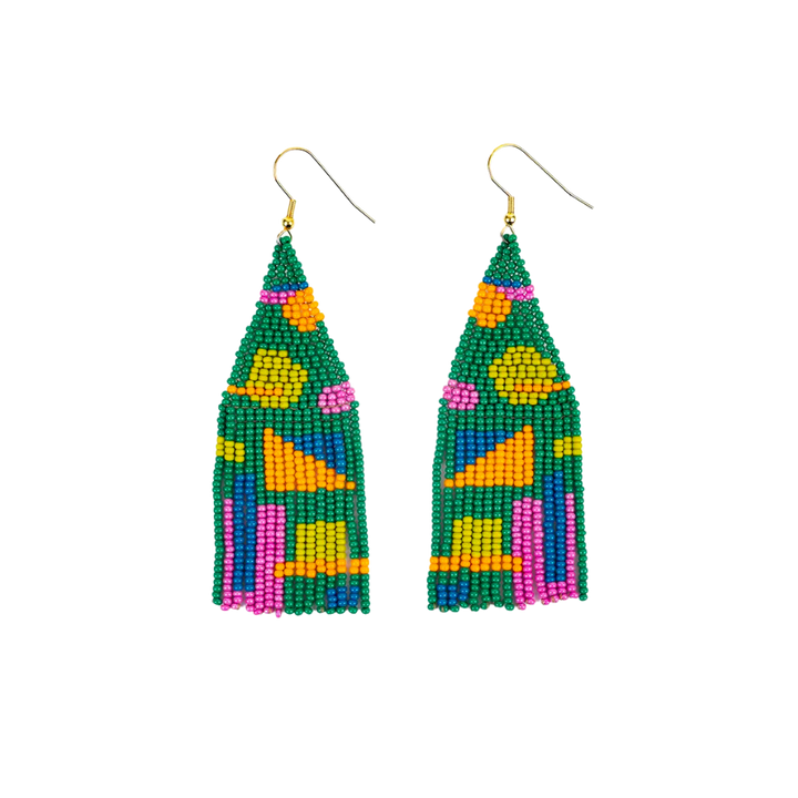 Shapes Fringe Earrings