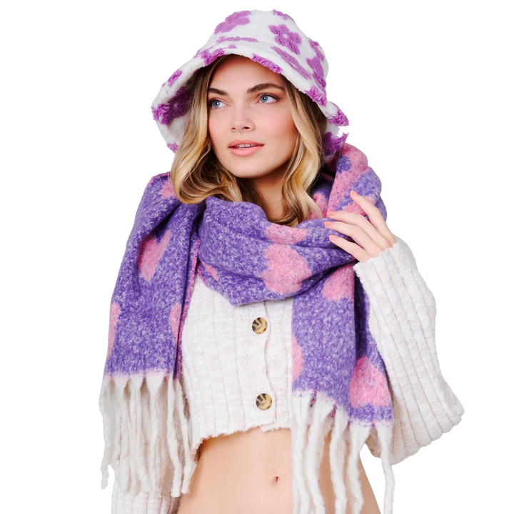 Heart Soft Oblong Scarf