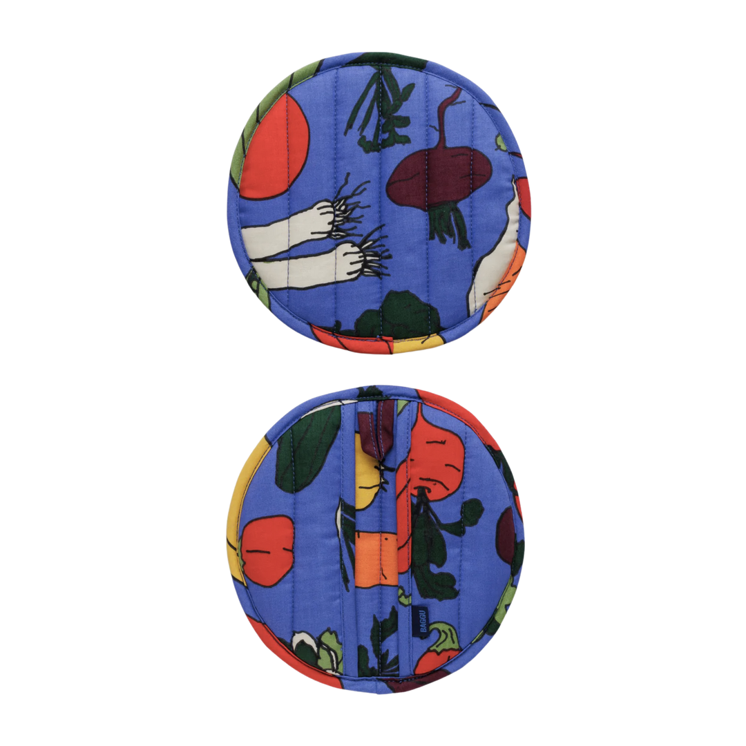 Pot Holder Set of 2 - Farmer's Market
