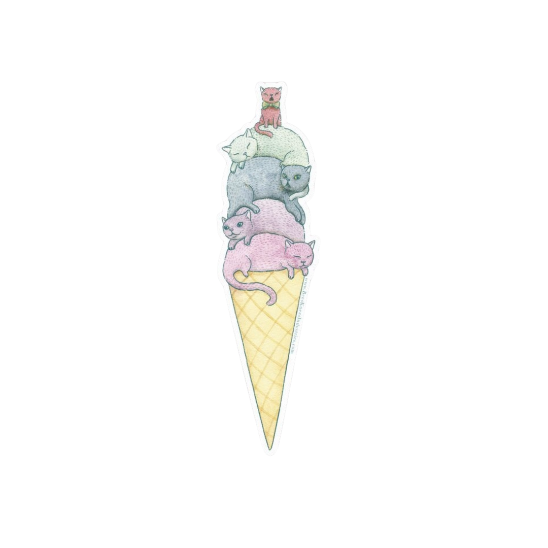 Ice Cream Cats Vinyl Sticker