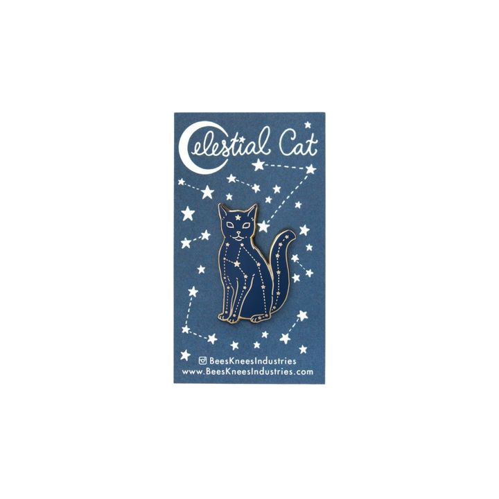 Celestial Cat Enamel Pin