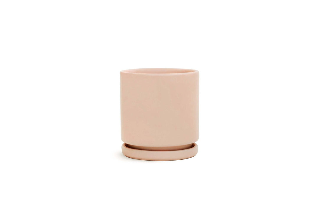 4.5" Gemstone Cylinder Pots with Water Tray