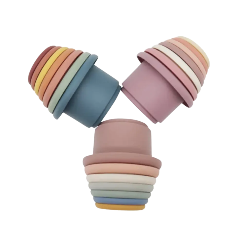 Silicone Stacking Cups