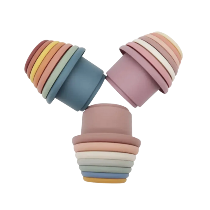 Silicone Stacking Cups