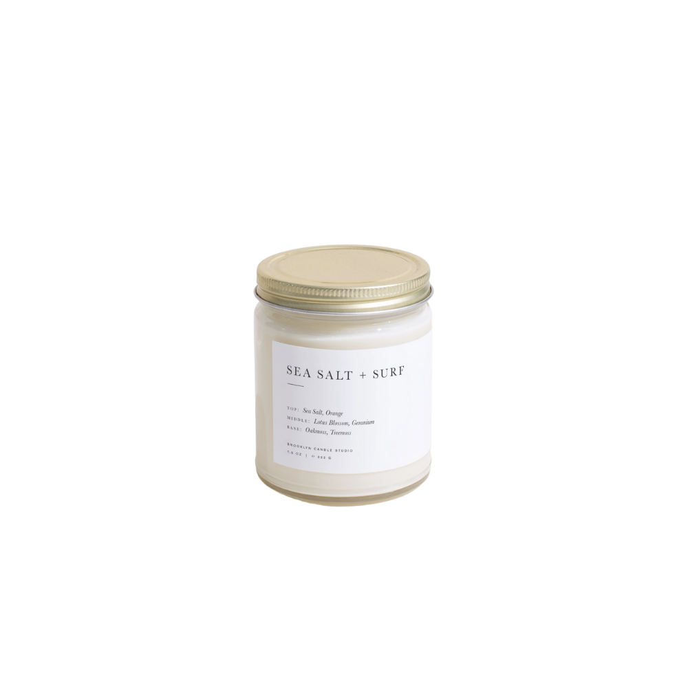 Sea Salt + Surf Minimalist Candle