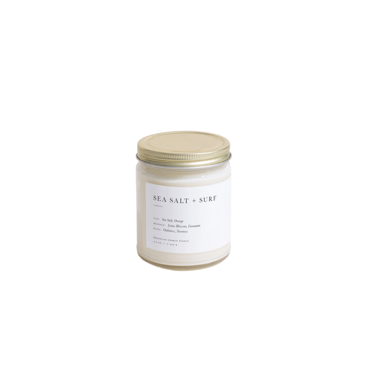 Sea Salt + Surf Minimalist Candle