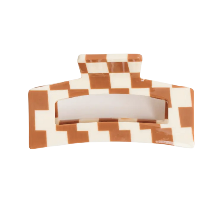 Checkered Hair Claw