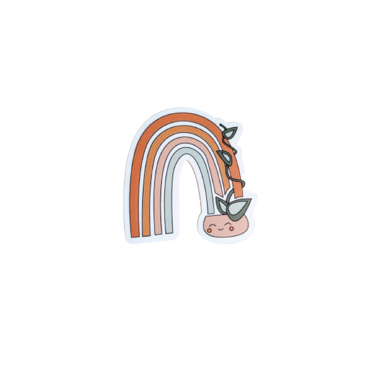 Rainbow Houseplant Sticker