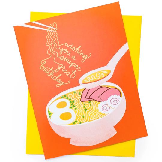 Souper Great Birthday Card