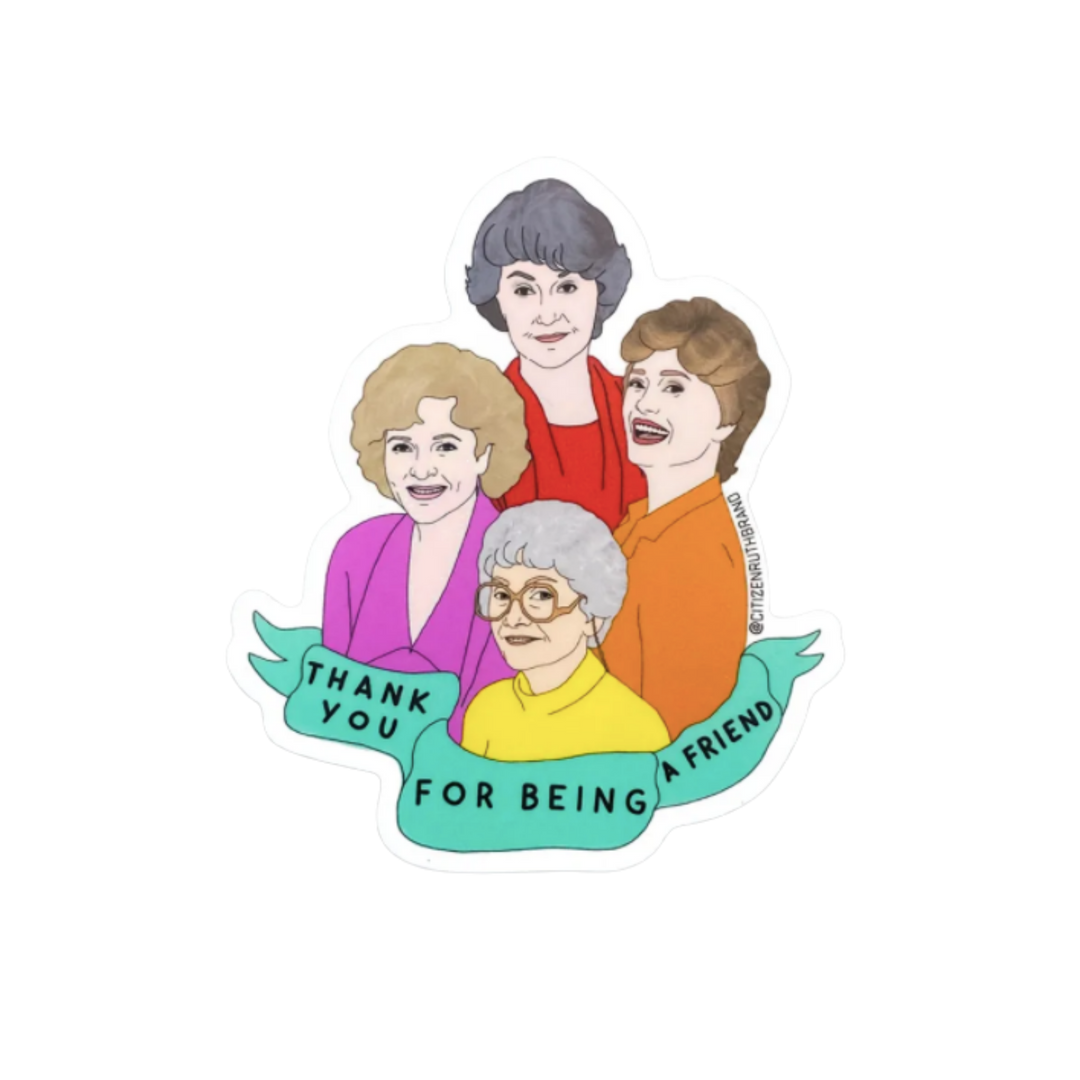 Bold Golden Girls Sticker