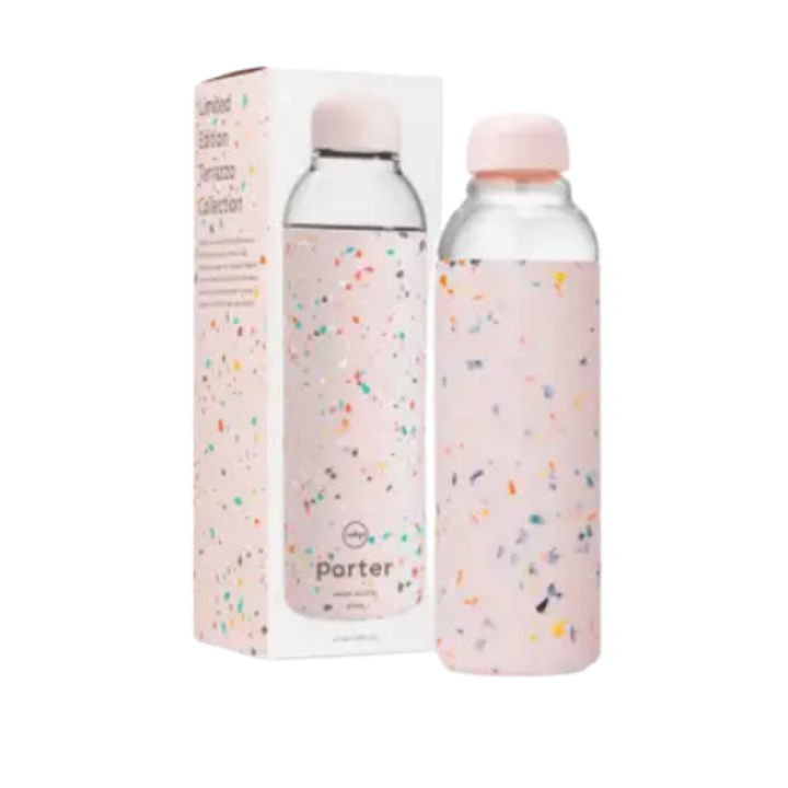 Porter Water Bottle - Terrazzo