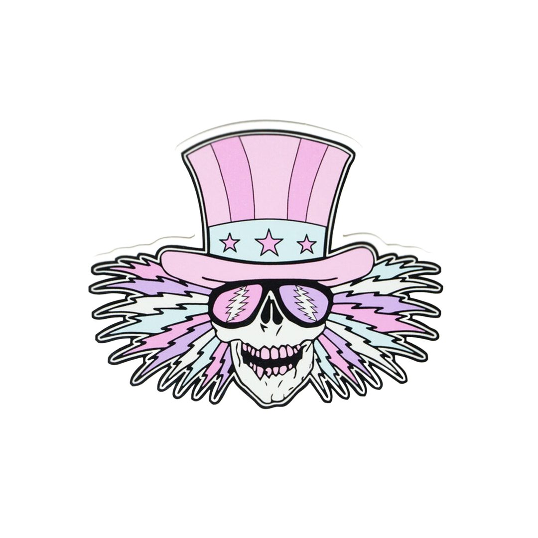Trixy Starr X Grateful Dead Uncle Sam Sticker