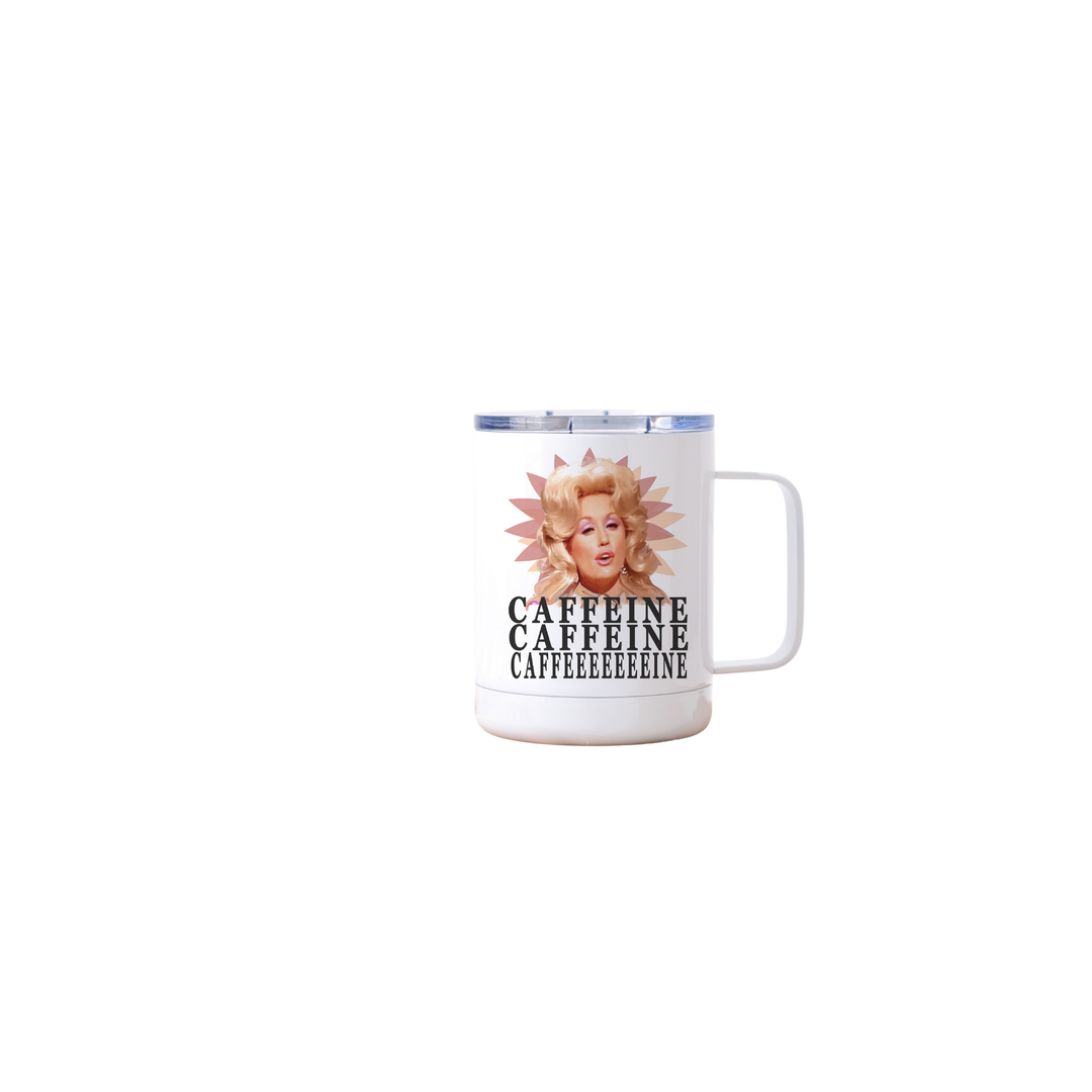 Dolly Parton Caffeine Travel Mug