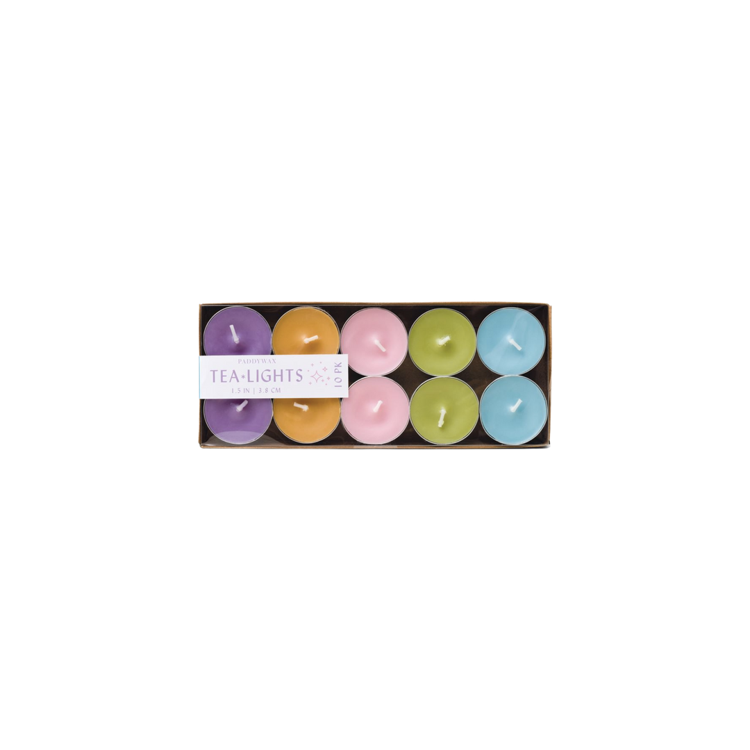 Spring Color Tea Lights - 10 Pack