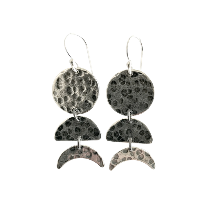 Moon Phase Earrings Small