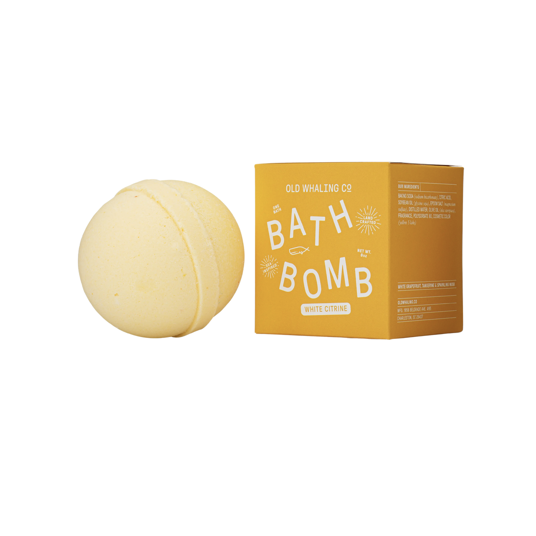 White Citrine Bath Bomb