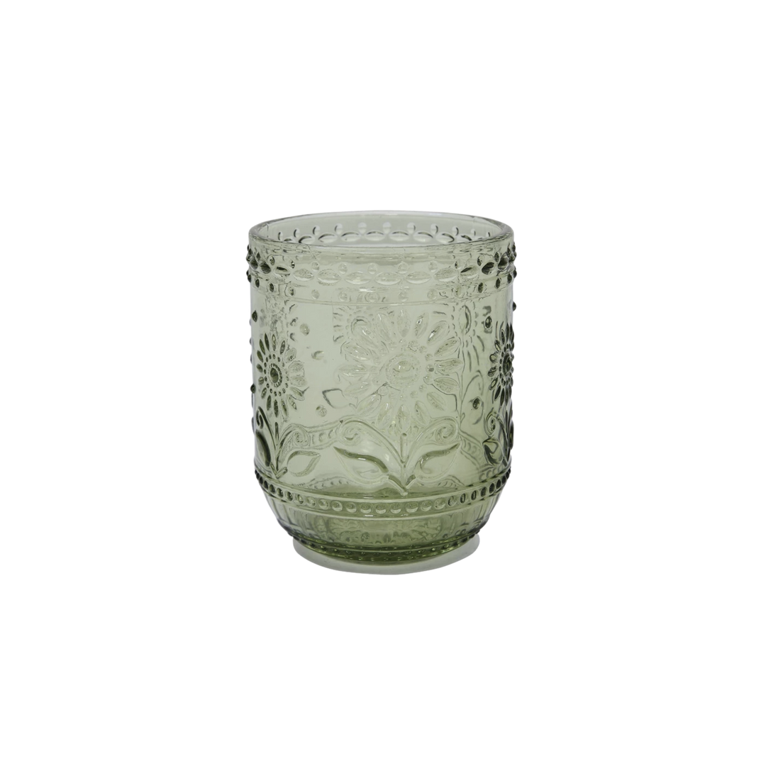 Embossed Drinking Glass