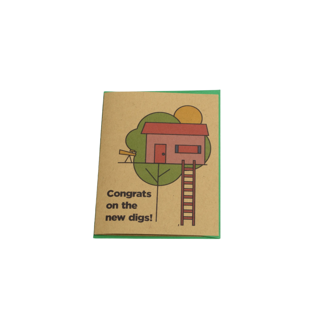 New Digs Housewarming Card