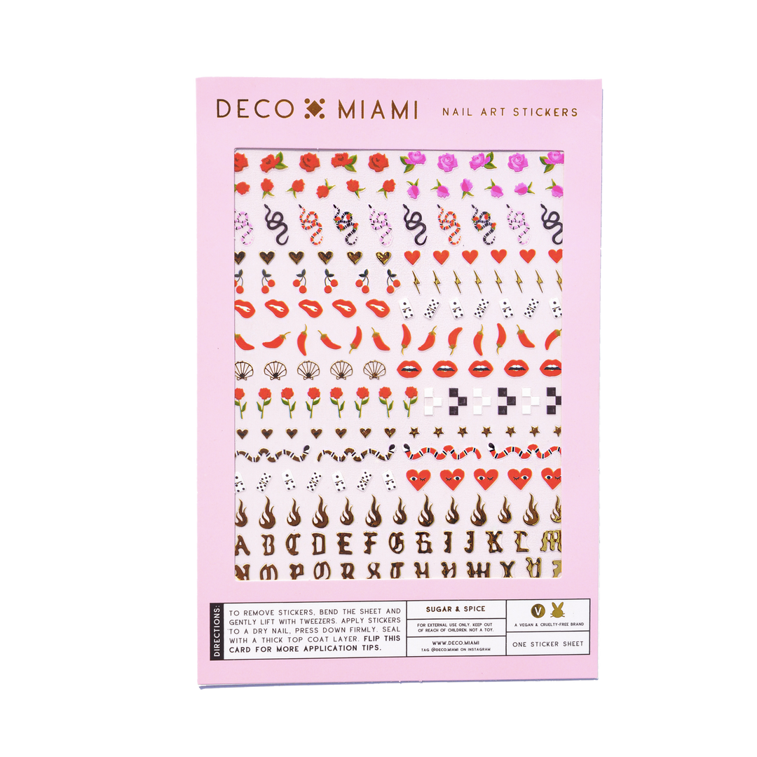 Nail Art Stickers - Sugar & Spice