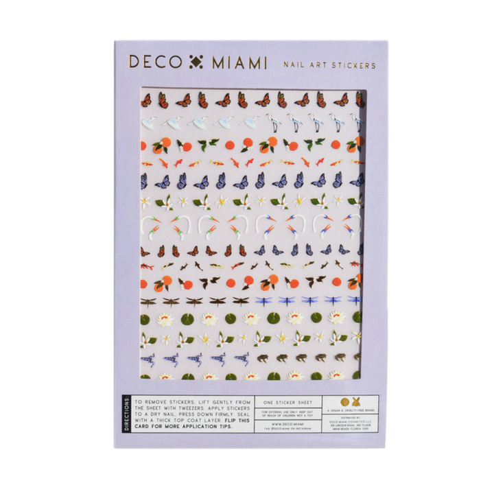 Nail Art Stickers - Lily Pond