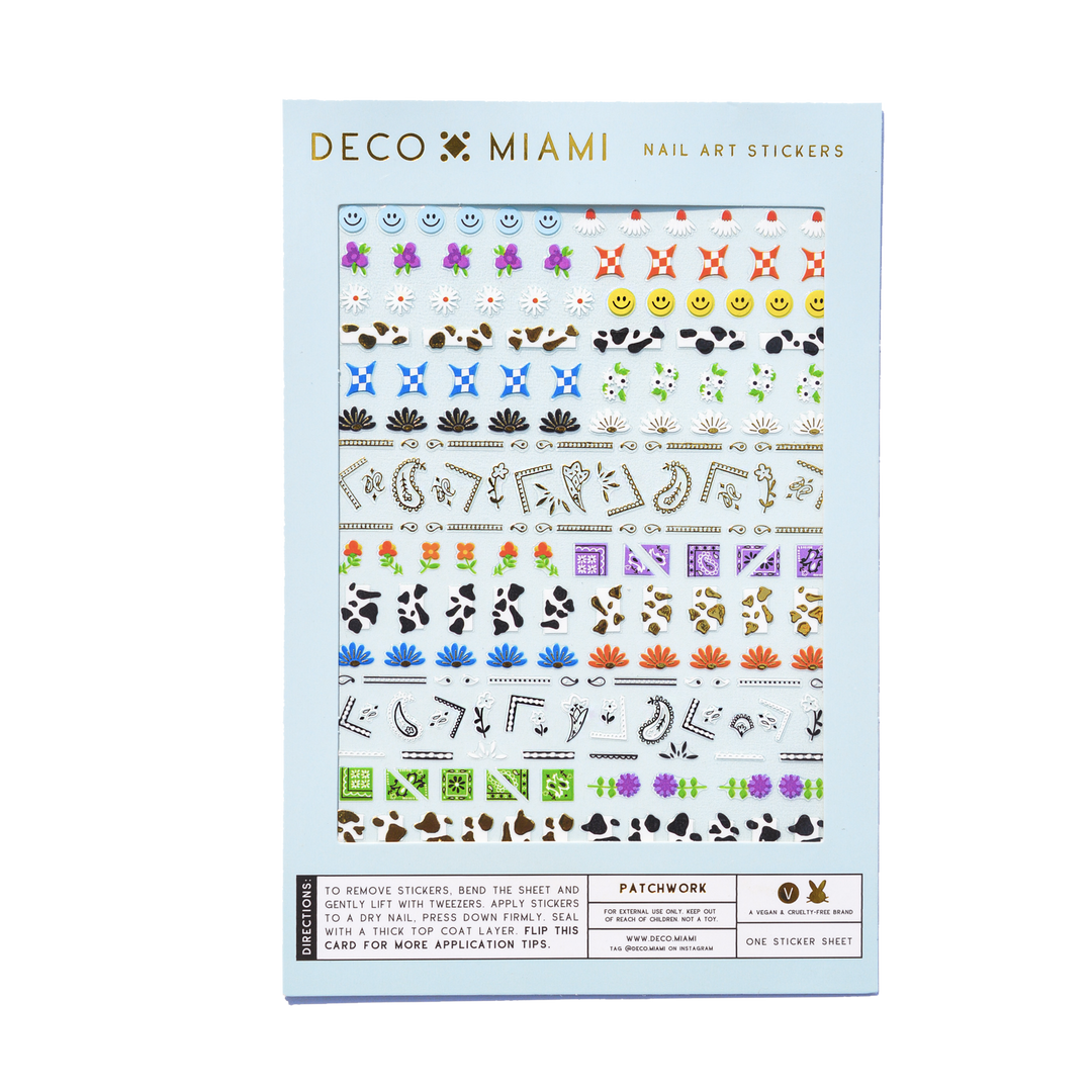 Nail Art Stickers - Patchwork