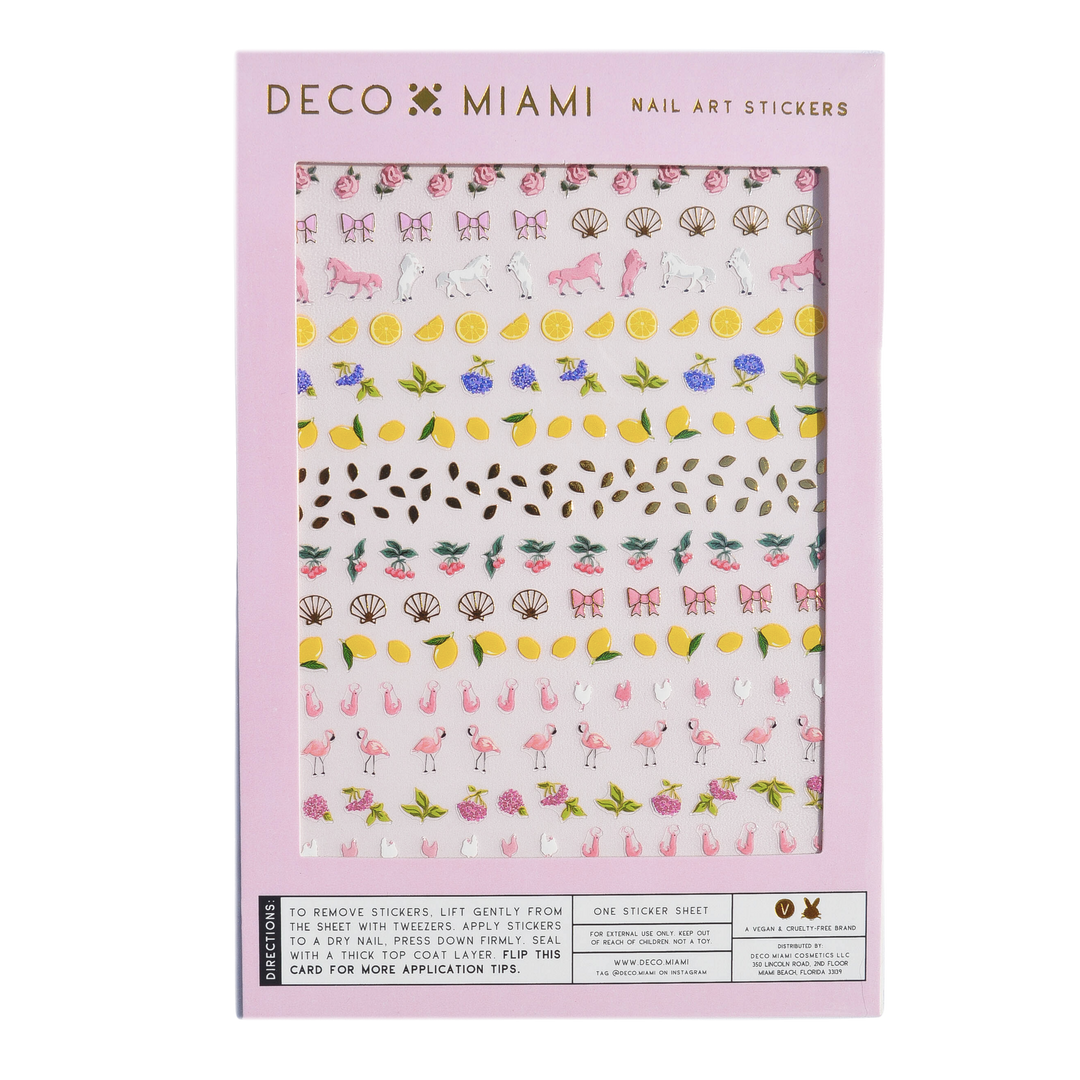Nail Art Stickers - Pink Pony