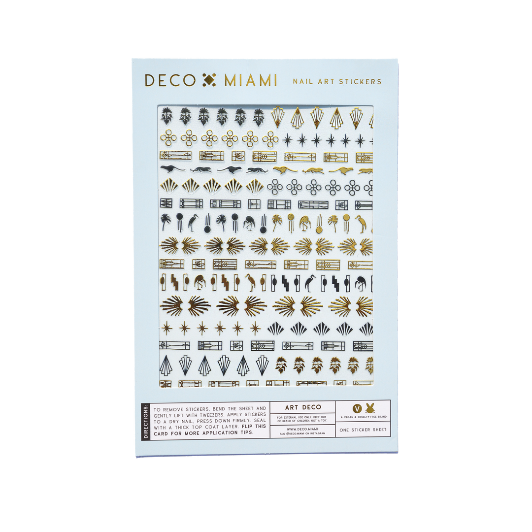 Nail Art Stickers - Art Deco
