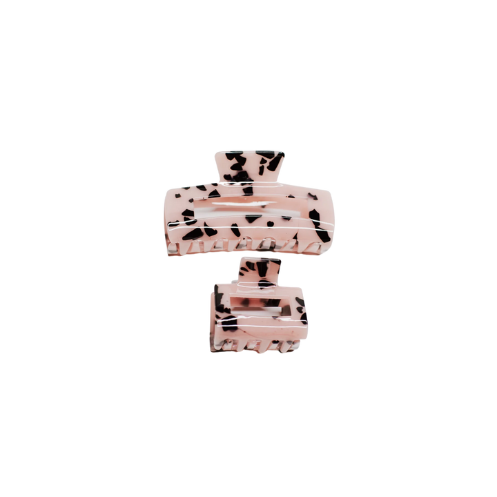 Pink Tortoise Hair Claw