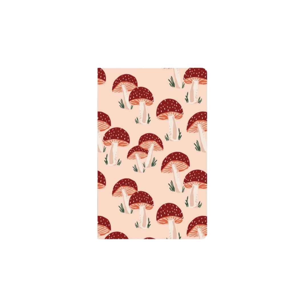 Peach Mushroom Layflat Notebook