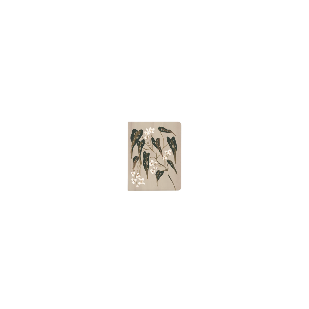 Begonia Plant medium layflat notebook