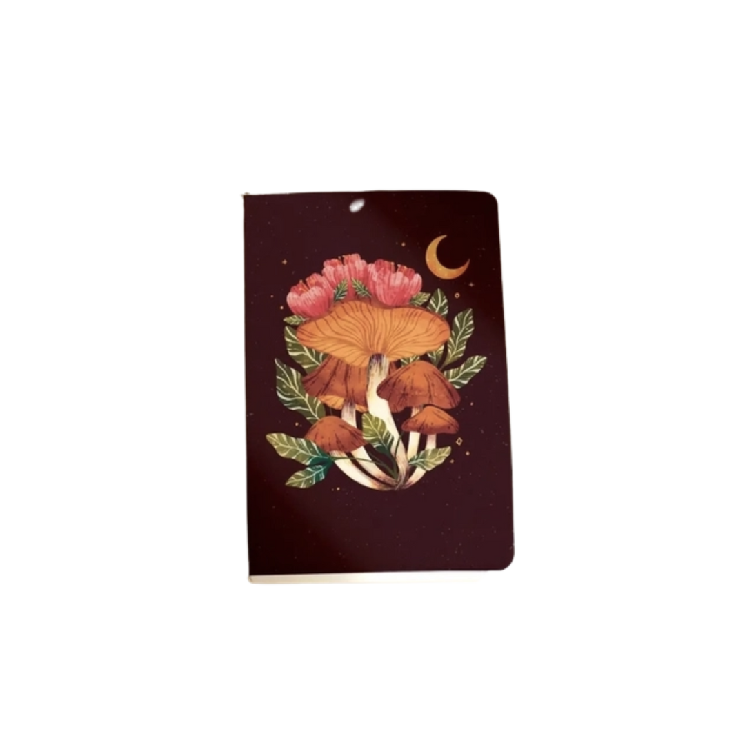 Midnight Mushroom Layflat Notebook