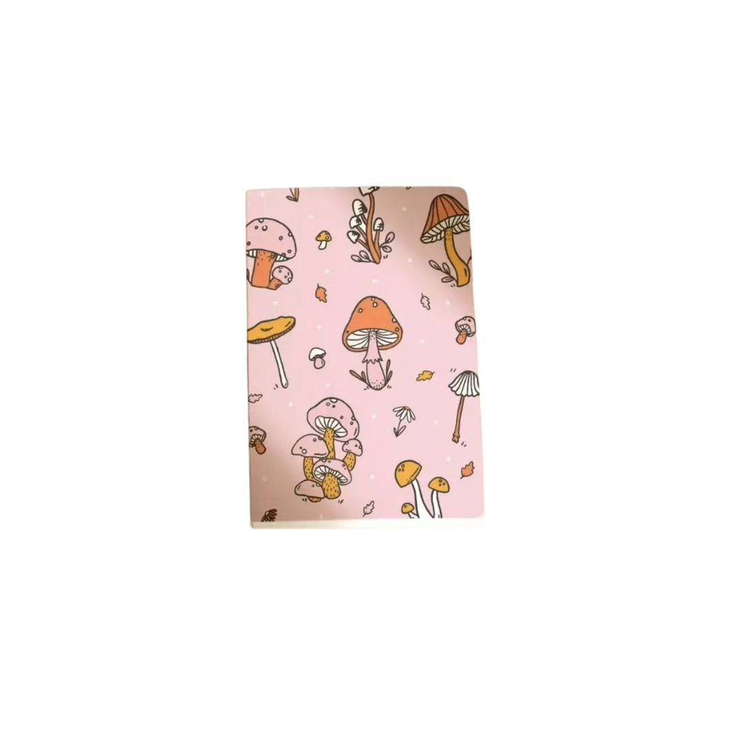 Pink Mushroom Classic Layflat Notebook