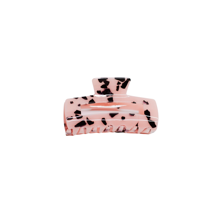 Pink Tortoise Hair Claw