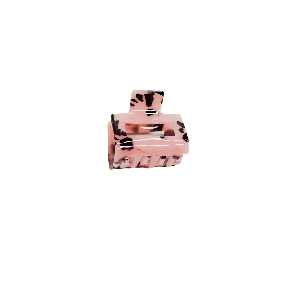 Pink Tortoise Hair Claw