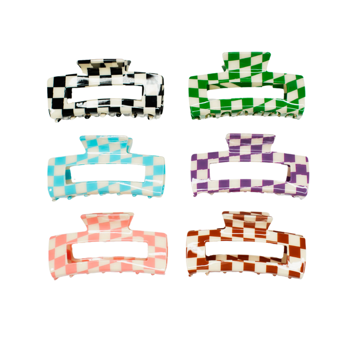 Checker Hair Claw