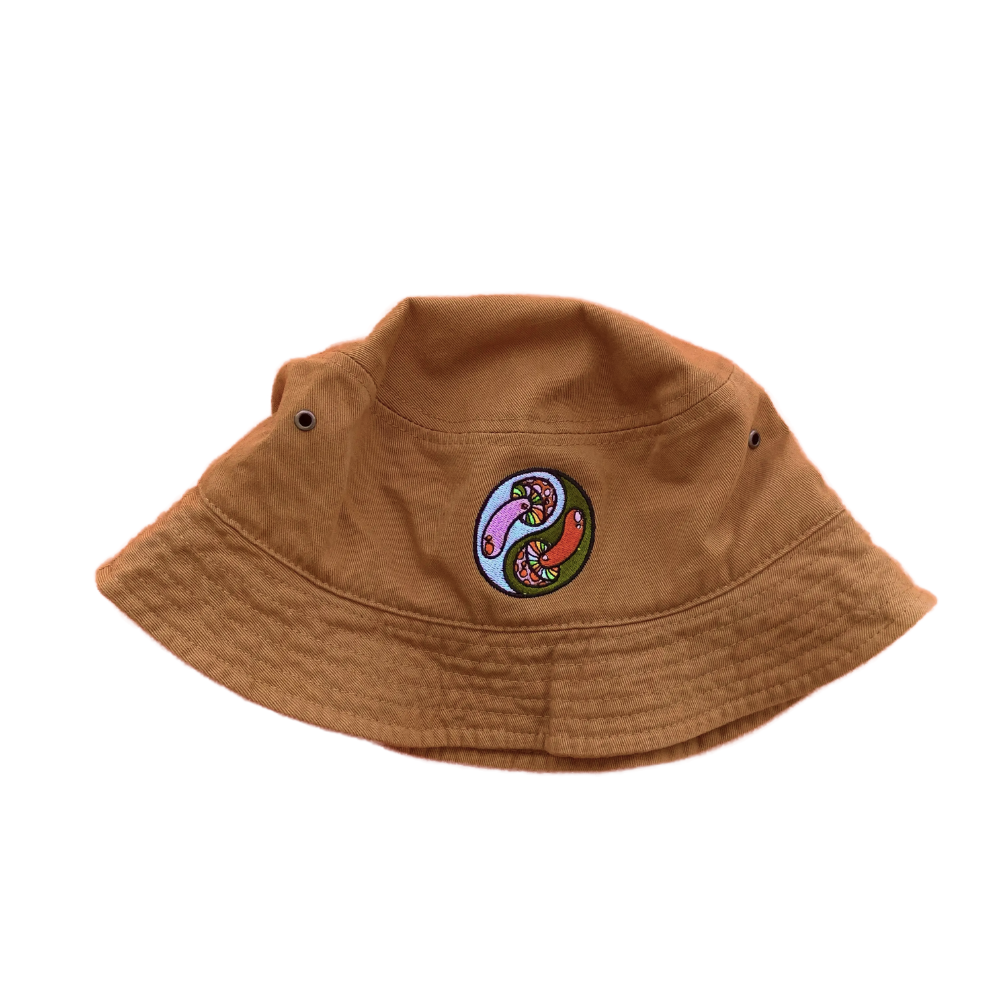 Mushroom Yin Yang Bucket Hat