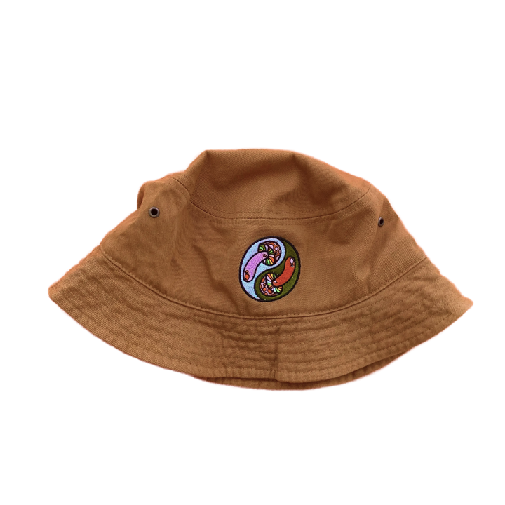 Mushroom Yin Yang Bucket Hat