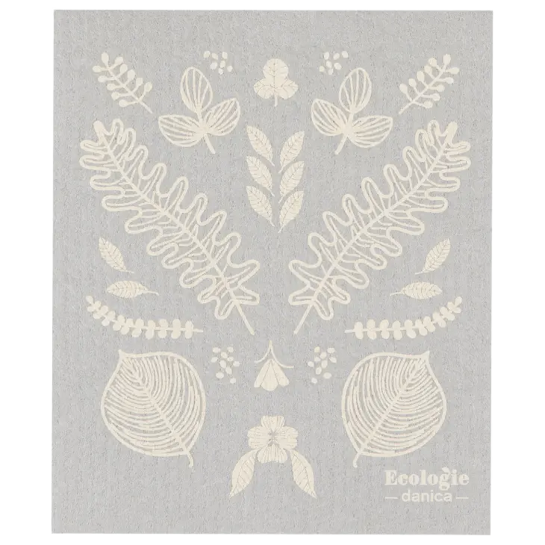 Laurel Swedish Dishcloth - Gray