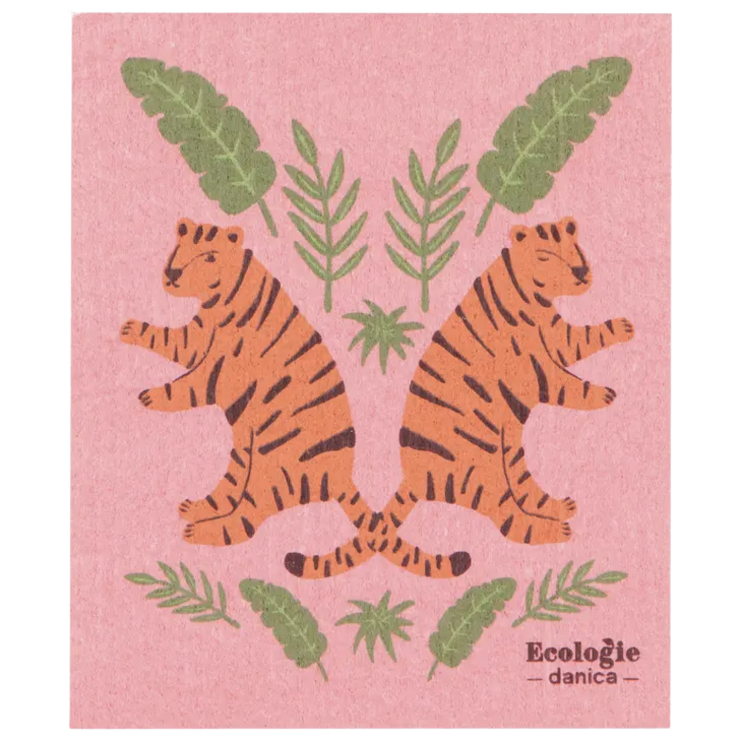 Tigers Swedish Dishcloth