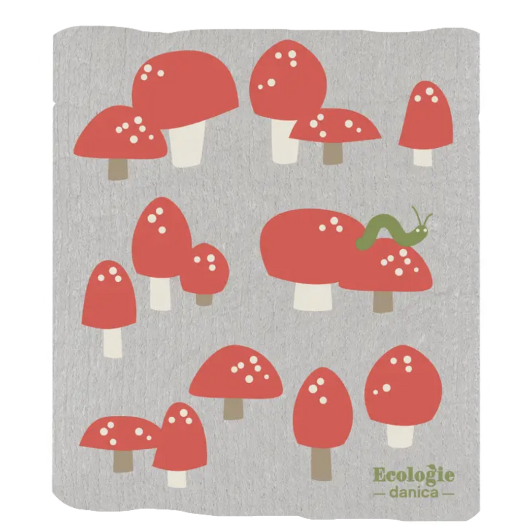 Totally Toodstools Swedish Dishcloth Large