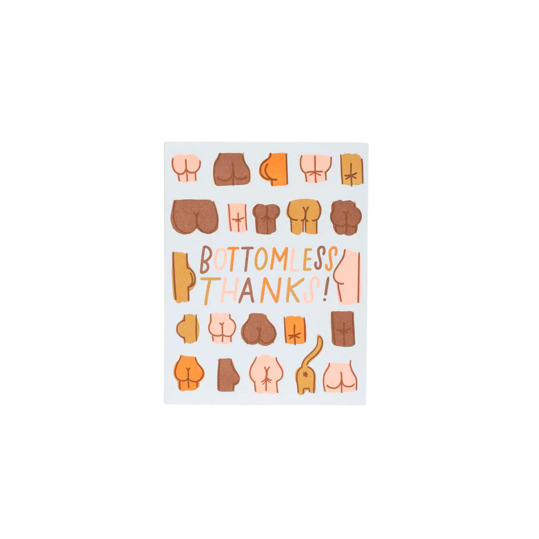 Bottomless Butts Thank You Card